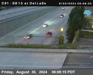 SB 15 at Del Lago bridge