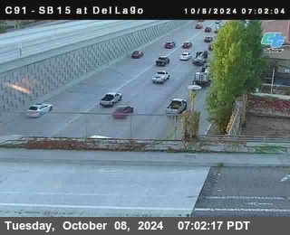 SB 15 at Del Lago bridge