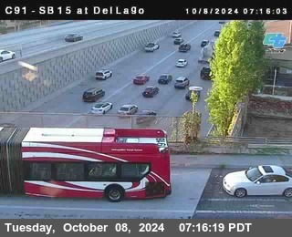 SB 15 at Del Lago bridge