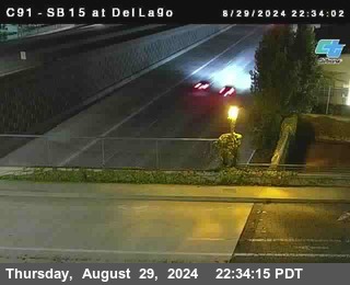 SB 15 at Del Lago bridge