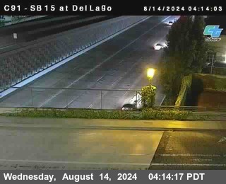 SB 15 at Del Lago bridge