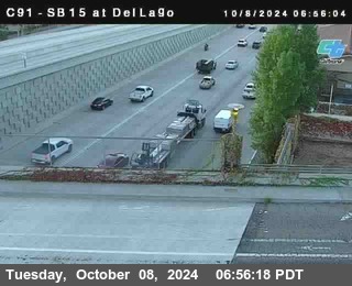 SB 15 at Del Lago bridge