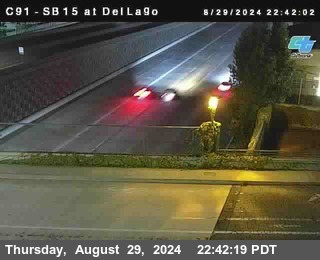 SB 15 at Del Lago bridge