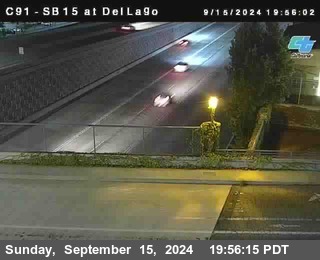 SB 15 at Del Lago bridge