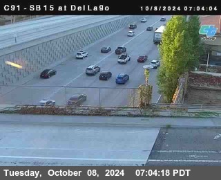 SB 15 at Del Lago bridge