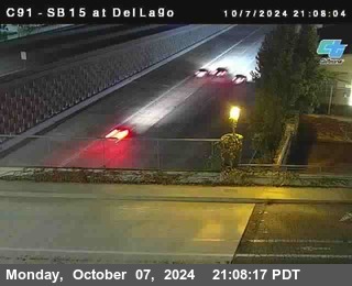 SB 15 at Del Lago bridge