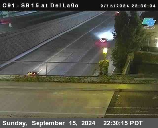 SB 15 at Del Lago bridge