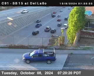 SB 15 at Del Lago bridge