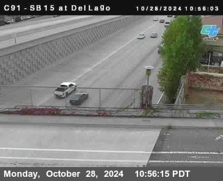 SB 15 at Del Lago bridge