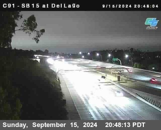 SB 15 at Del Lago bridge