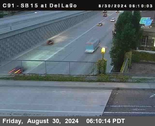 SB 15 at Del Lago bridge