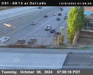 SB 15 at Del Lago bridge