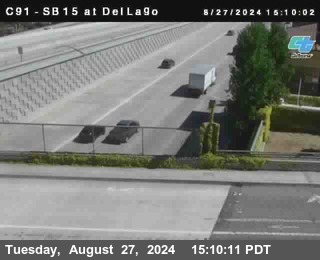 SB 15 at Del Lago bridge