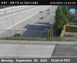 SB 15 at Del Lago bridge