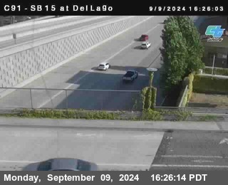 SB 15 at Del Lago bridge