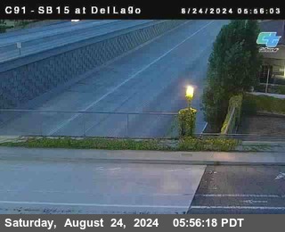 SB 15 at Del Lago bridge