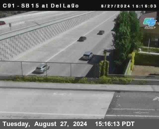 SB 15 at Del Lago bridge