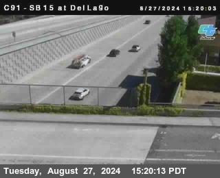 SB 15 at Del Lago bridge