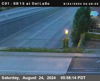 SB 15 at Del Lago bridge