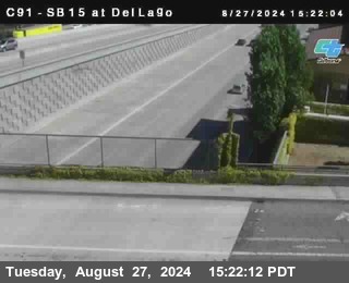 SB 15 at Del Lago bridge