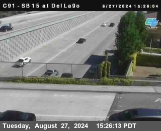 SB 15 at Del Lago bridge