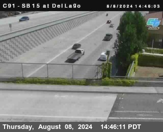 SB 15 at Del Lago bridge