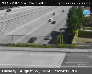 SB 15 at Del Lago bridge