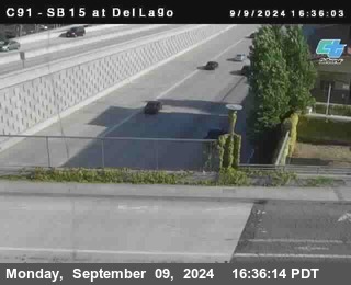 SB 15 at Del Lago bridge