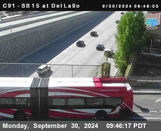 SB 15 at Del Lago bridge