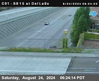 SB 15 at Del Lago bridge