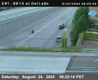 SB 15 at Del Lago bridge