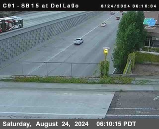 SB 15 at Del Lago bridge