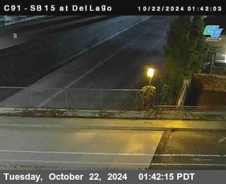 SB 15 at Del Lago bridge