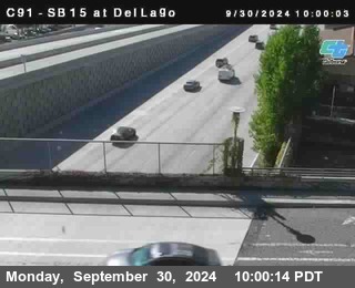 SB 15 at Del Lago bridge