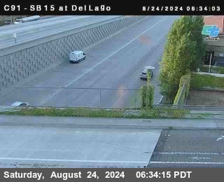 SB 15 at Del Lago bridge