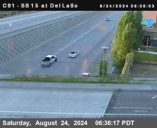 SB 15 at Del Lago bridge