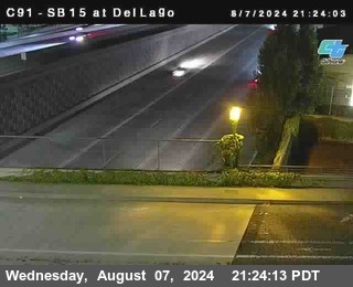 SB 15 at Del Lago bridge