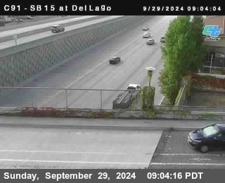 SB 15 at Del Lago bridge