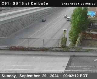 SB 15 at Del Lago bridge