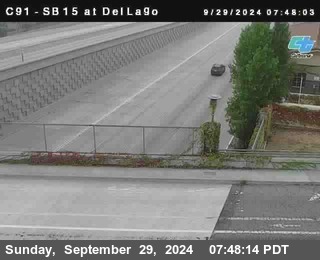 SB 15 at Del Lago bridge