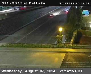 SB 15 at Del Lago bridge