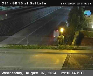 SB 15 at Del Lago bridge