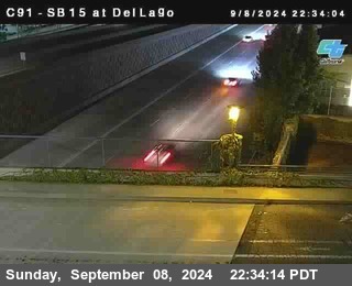 SB 15 at Del Lago bridge