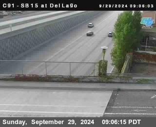 SB 15 at Del Lago bridge