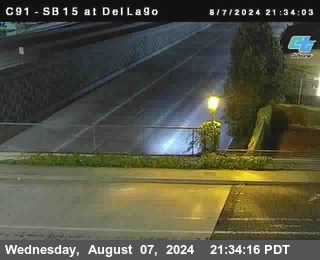 SB 15 at Del Lago bridge