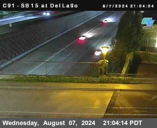 SB 15 at Del Lago bridge