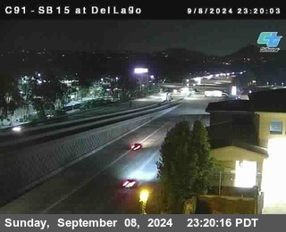 SB 15 at Del Lago bridge