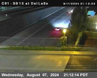 SB 15 at Del Lago bridge