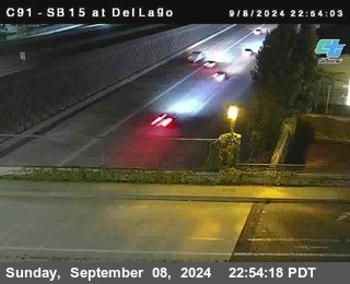 SB 15 at Del Lago bridge