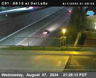 SB 15 at Del Lago bridge